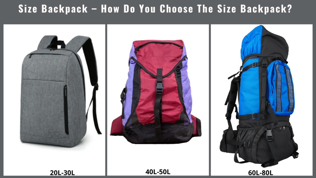 Size Backpack – How Do You Choose The Correct Size Backpack