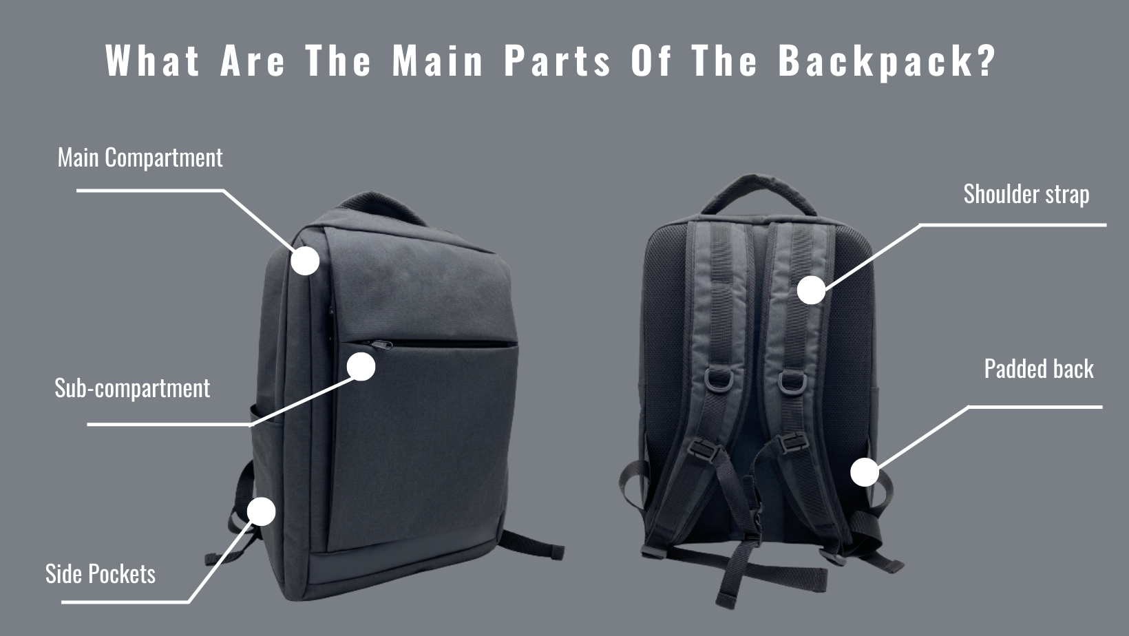 What Are The Main Parts Of The Backpack? Ziversy The Best Vietnam