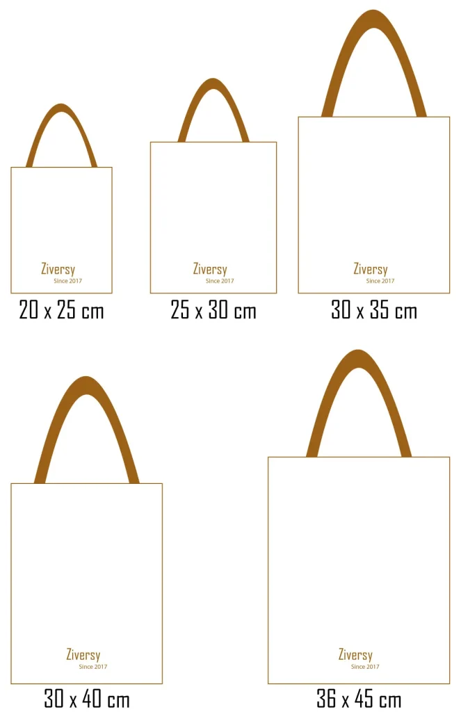 CANVAS BAGS TOTE BAGS – ZS44 14 2.2Size tote bag mobile 2