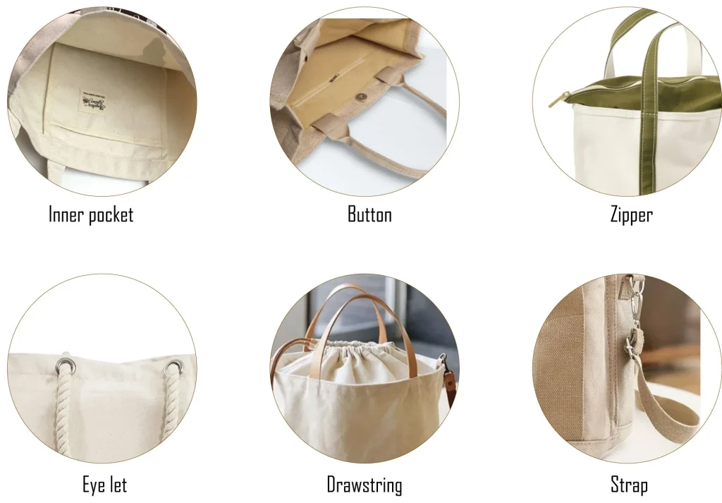 CANVAS BAGS TOTE BAGS – ZS44 16 2.3Addition process tote bag mobile 4